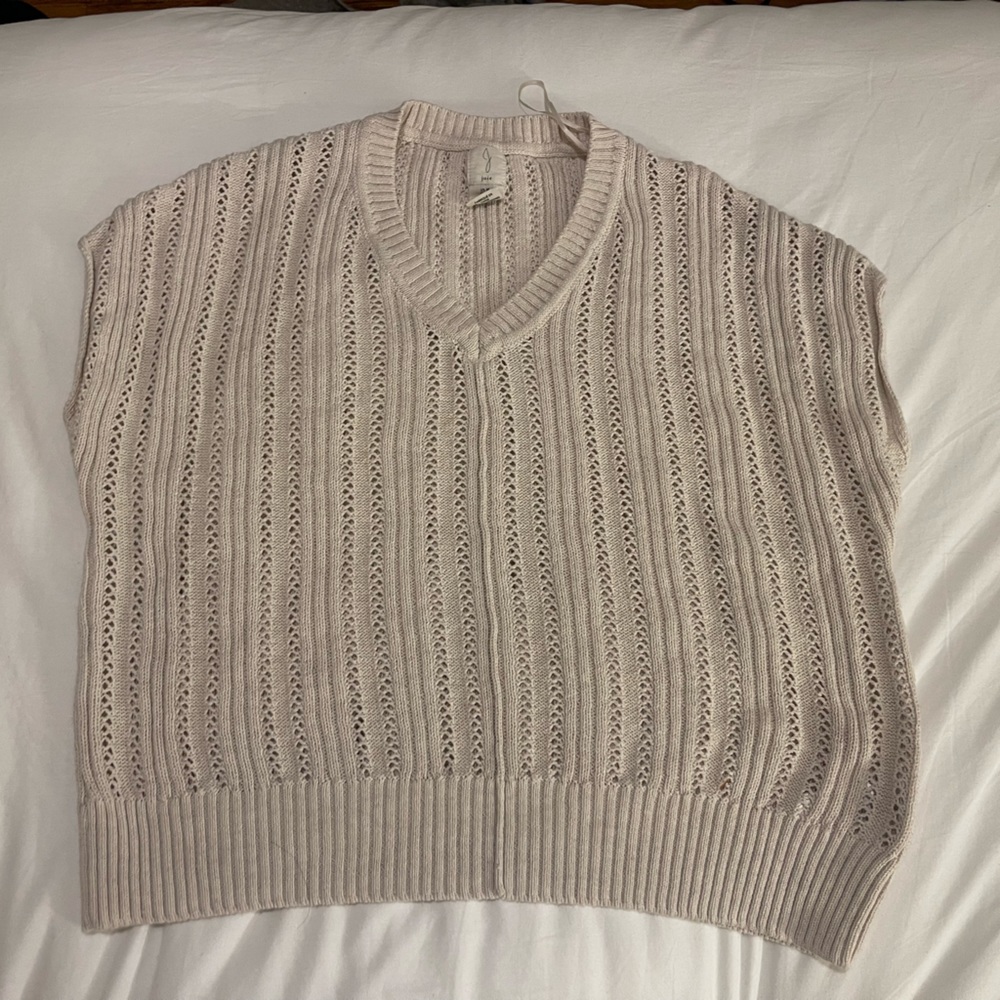 JOIE KNIT CREAM VEST